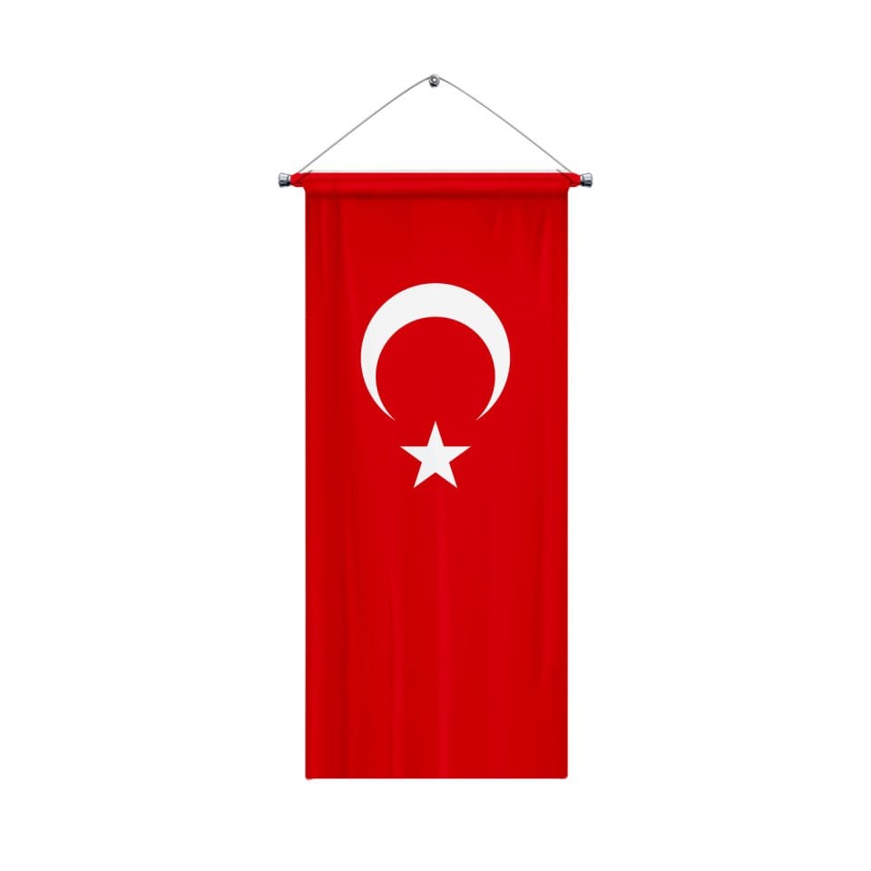 Kırlangıç Bayrak 100x300 - Düz Kesim