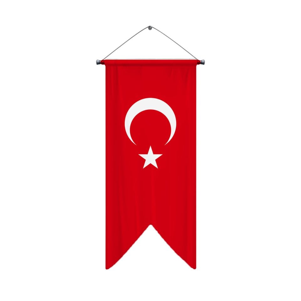 Kırlangıç Bayrak 100x300 - Düz Kesim