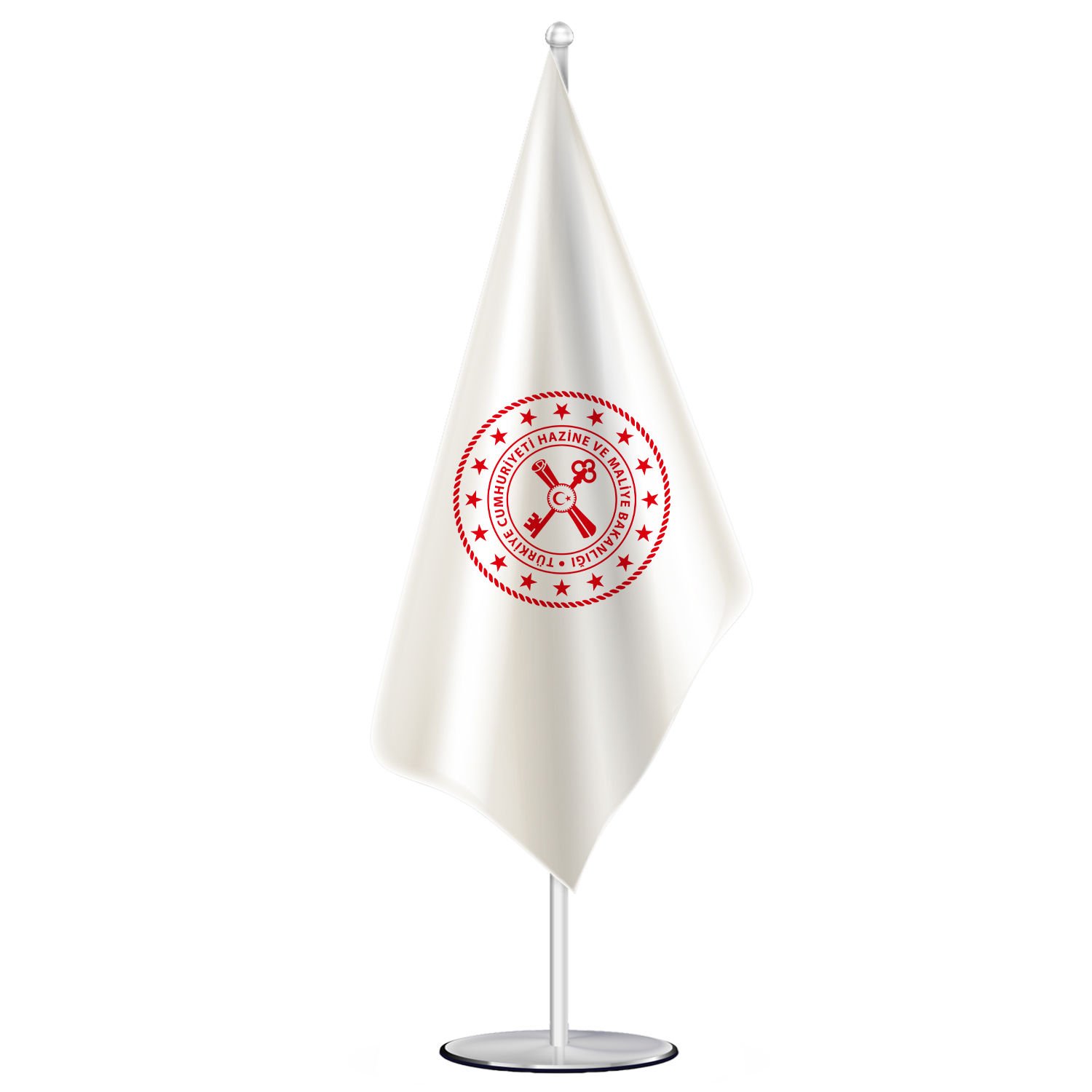 Makam Bayrakları Hazine Ve Maliye Bakanlığı Logolu 100x150cm