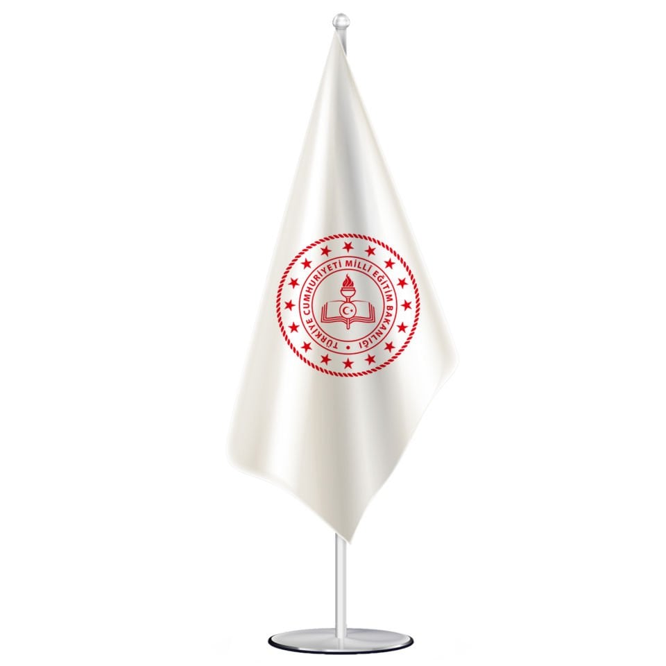 Makam Bayrakları Milli Eğitim Bakanlığı Logolu 100x150cm
