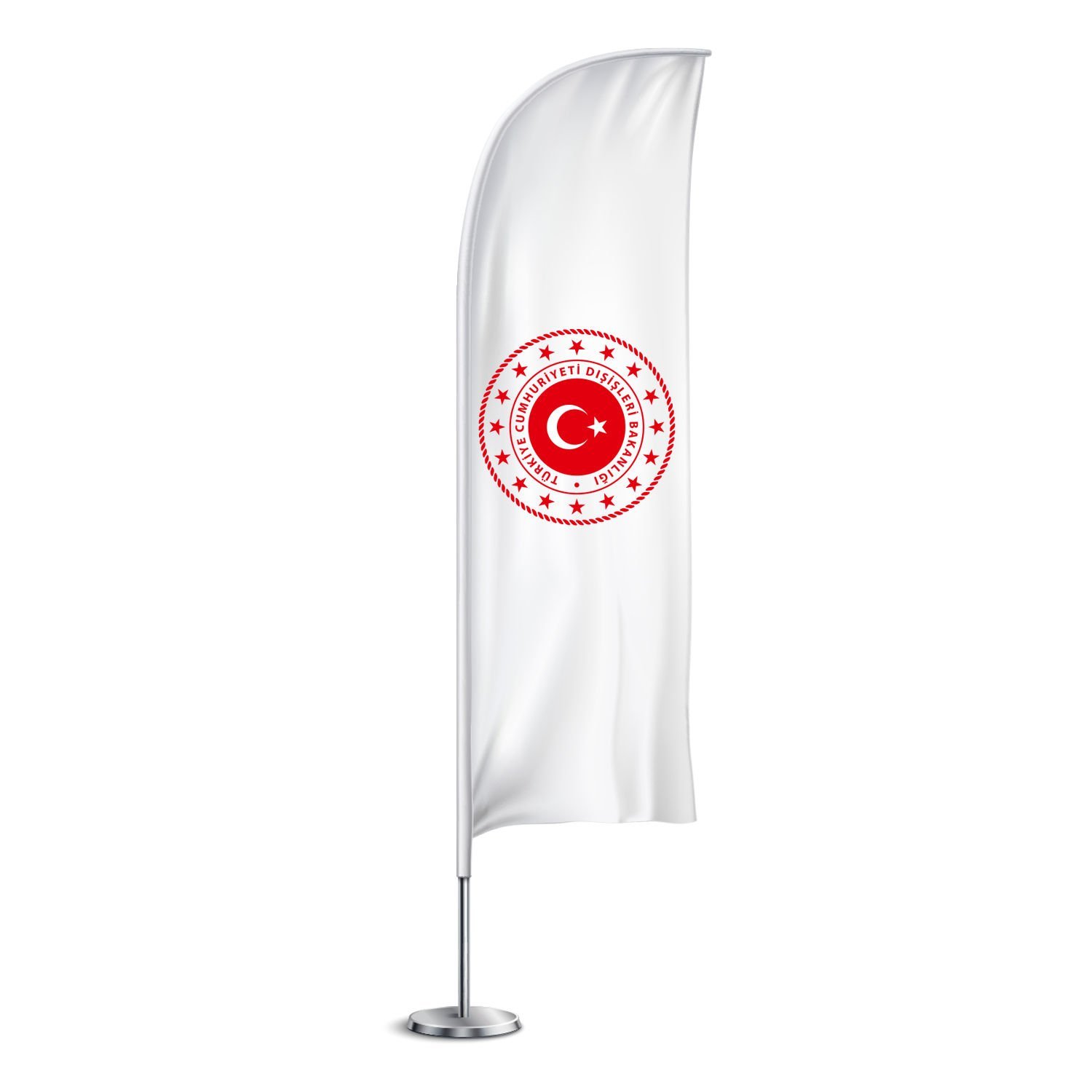 Yelken Bayrak Dışişleri Bakanlığı Logolu 70x300