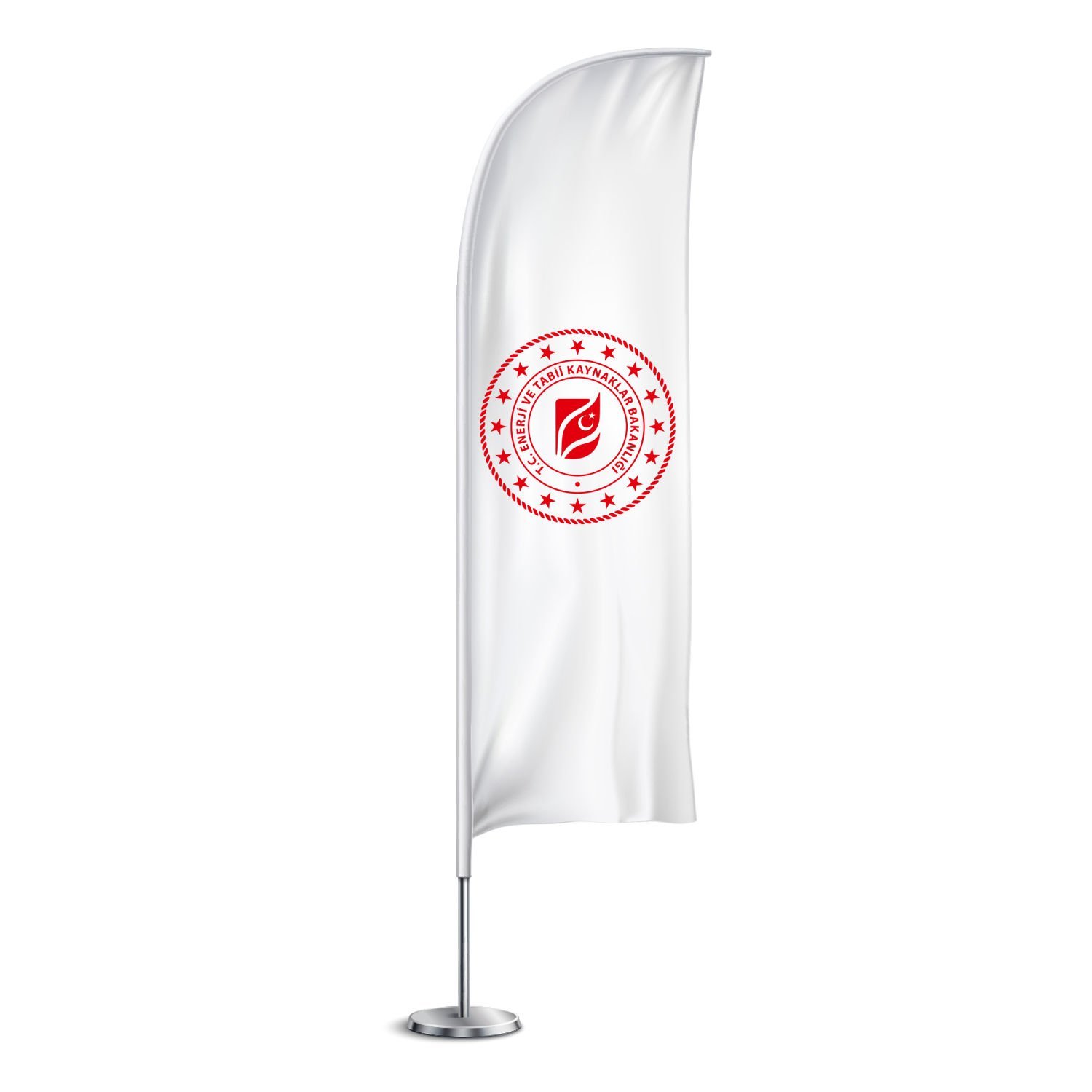 Yelken Bayrak Enerji Ve Tabii Kaynaklar Bakanlığı Logolu 70x300